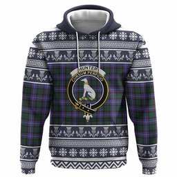 ScotsTee Shop Scottish Hunter (Hunterston) Clan Tartan Christmas Ugly Hoodie Family Crest