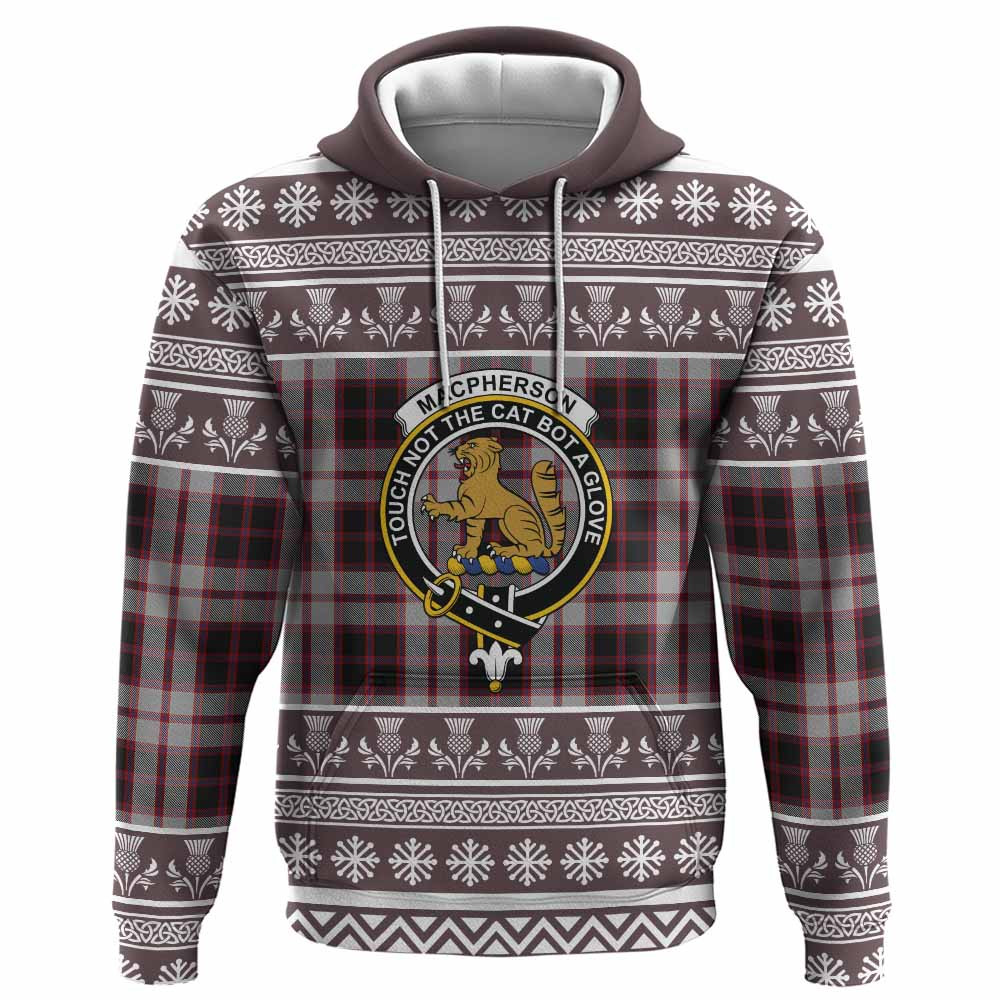 ScotsTee Shop Scottish MacPherson (McPherson) Clan Tartan Christmas Ugly Hoodie Family Crest