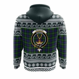 ScotsTee Shop Scottish Gordon Clan Tartan Christmas Ugly Hoodie Family Crest