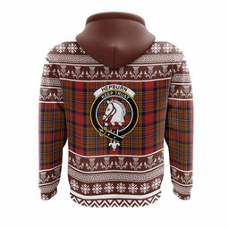 ScotsTee Shop Scottish Hepburn Clan Tartan Christmas Ugly Hoodie Family Crest