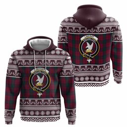 ScotsTee Shop Scottish Lindsay Clan Tartan Christmas Ugly Hoodie Family Crest