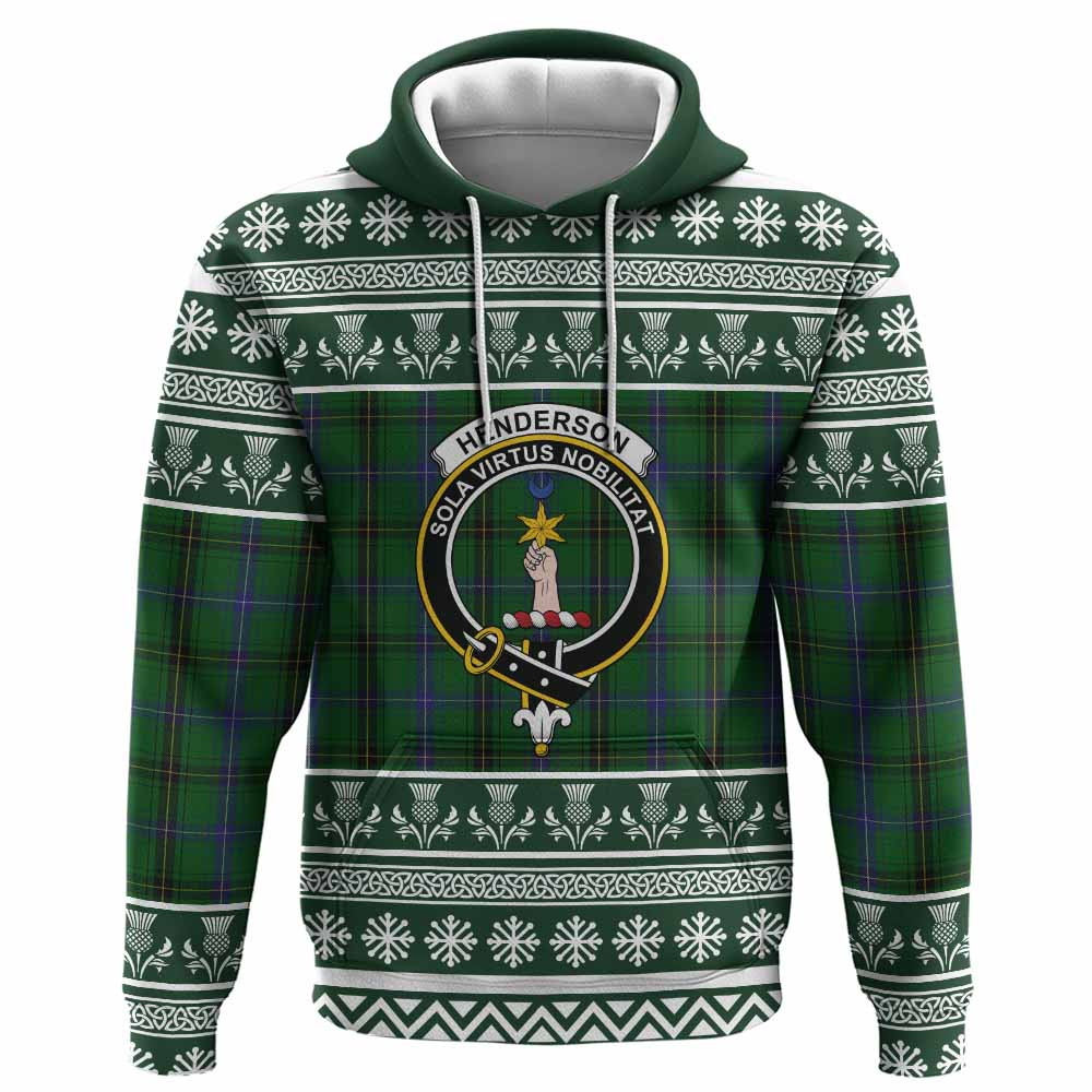 ScotsTee Shop Scottish Henderson Clan Tartan Christmas Ugly Hoodie Family Crest