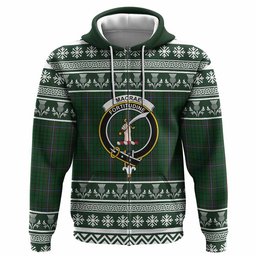 ScotsTee Shop Scottish MacRae (McRae) Clan Tartan Christmas Ugly Hoodie Family Crest