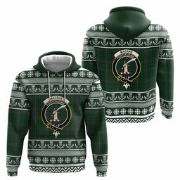 ScotsTee Shop Scottish MacRae (McRae) Clan Tartan Christmas Ugly Hoodie Family Crest