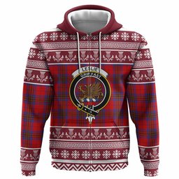 ScotsTee Shop Scottish Leslie Clan Tartan Christmas Ugly Hoodie Family Crest