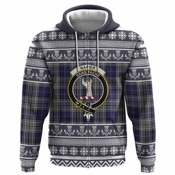 ScotsTee Shop Scottish Napier Clan Tartan Christmas Ugly Hoodie Family Crest