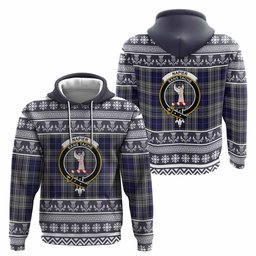 ScotsTee Shop Scottish Napier Clan Tartan Christmas Ugly Hoodie Family Crest