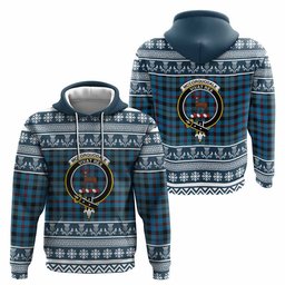 ScotsTee Shop Scottish MacCorquodale (McCorquodale) Clan Tartan Christmas Ugly Hoodie Family Crest