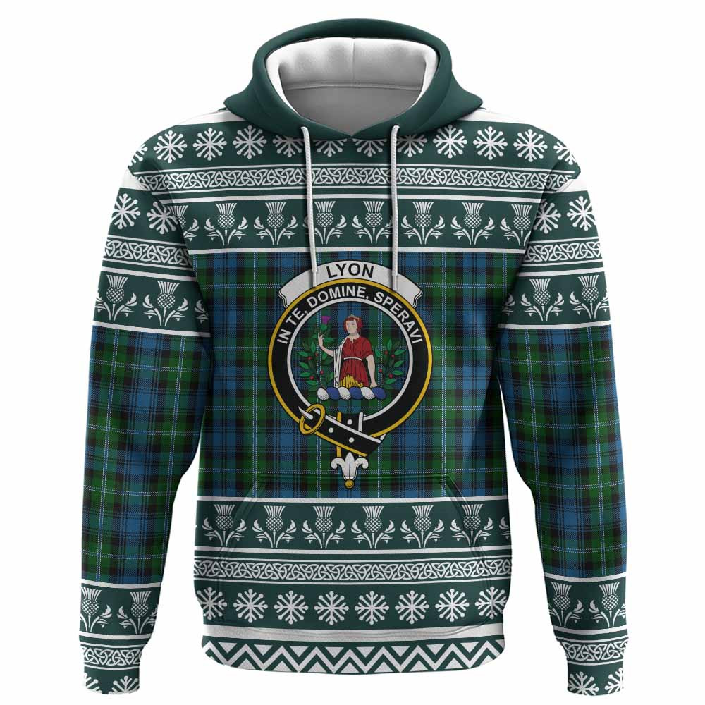 ScotsTee Shop Scottish Lyon Clan Tartan Christmas Ugly Hoodie Family Crest