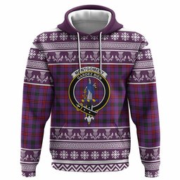 ScotsTee Shop Scottish Montgomery Clan Tartan Christmas Ugly Hoodie Family Crest