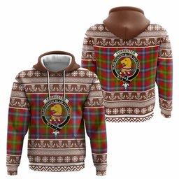 ScotsTee Shop Scottish Forrester (Foster) Clan Tartan Christmas Ugly Hoodie Family Crest