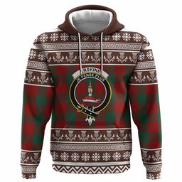 ScotsTee Shop Scottish Erskine Clan Tartan Christmas Ugly Hoodie Family Crest