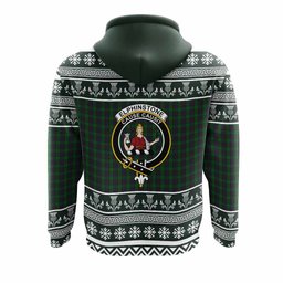 ScotsTee Shop Scottish Elphinstone Clan Tartan Christmas Ugly Hoodie Family Crest