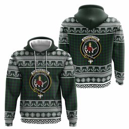 ScotsTee Shop Scottish Elphinstone Clan Tartan Christmas Ugly Hoodie Family Crest