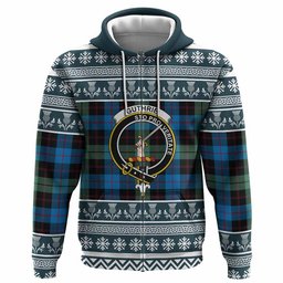 ScotsTee Shop Scottish Guthrie Clan Tartan Christmas Ugly Hoodie Family Crest