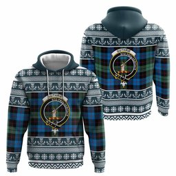 ScotsTee Shop Scottish Guthrie Clan Tartan Christmas Ugly Hoodie Family Crest