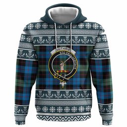 ScotsTee Shop Scottish Guthrie Clan Tartan Christmas Ugly Hoodie Family Crest