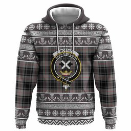 ScotsTee Shop Scottish Moffat Clan Tartan Christmas Ugly Hoodie Family Crest