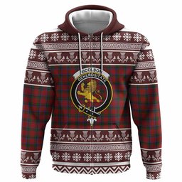 ScotsTee Shop Scottish Nicolson Clan Tartan Christmas Ugly Hoodie Family Crest