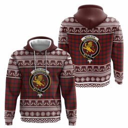 ScotsTee Shop Scottish Nicolson Clan Tartan Christmas Ugly Hoodie Family Crest