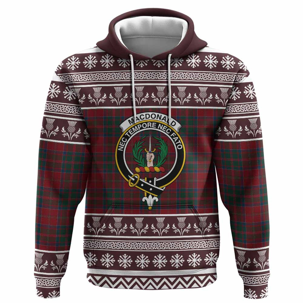 ScotsTee Shop Scottish MacDonald (McDonald) of Glencoe Clan Tartan Christmas Ugly Hoodie Family Crest