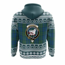 ScotsTee Shop Scottish Lockhart Clan Tartan Christmas Ugly Hoodie Family Crest