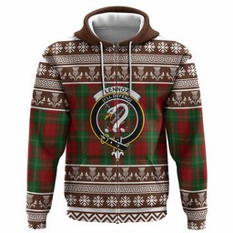ScotsTee Shop Scottish Lennox Clan Tartan Christmas Ugly Hoodie Family Crest