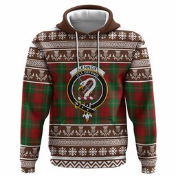 ScotsTee Shop Scottish Lennox Clan Tartan Christmas Ugly Hoodie Family Crest