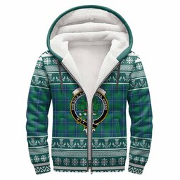 ScotsTee Shop Scottish Irvine Clan Tartan Christmas Ugly Hoodie Family Crest