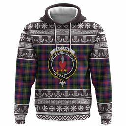 ScotsTee Shop Scottish Logan Clan Tartan Christmas Ugly Hoodie Family Crest