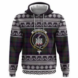 ScotsTee Shop Scottish MacDonald (McDonald) of Clanranald Clan Tartan Christmas Ugly Hoodie Family Crest