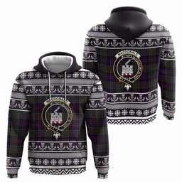 ScotsTee Shop Scottish MacDonald (McDonald) of Clanranald Clan Tartan Christmas Ugly Hoodie Family Crest