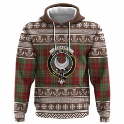 ScotsTee Shop Scottish Leask Clan Tartan Christmas Ugly Hoodie Family Crest