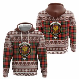 ScotsTee Shop Scottish Lyle Clan Tartan Christmas Ugly Hoodie Family Crest