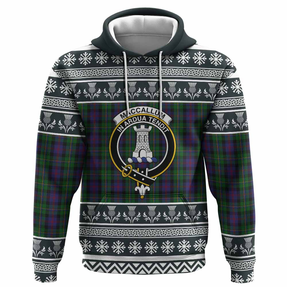 ScotsTee Shop Scottish MacCallum (McCallum) Clan Tartan Christmas Ugly Hoodie Family Crest
