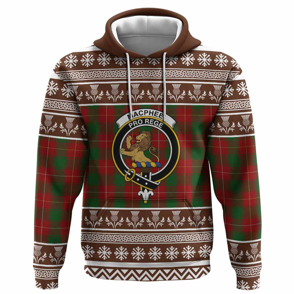 ScotsTee Shop Scottish MacPhee (McPhee) Clan Tartan Christmas Ugly Hoodie Family Crest