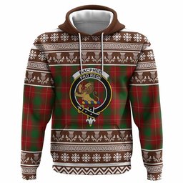 ScotsTee Shop Scottish MacPhee (McPhee) Clan Tartan Christmas Ugly Hoodie Family Crest
