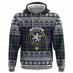 ScotsTee Shop Scottish Inglis Clan Tartan Christmas Ugly Hoodie Family Crest