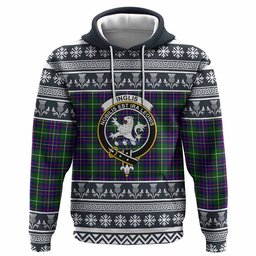 ScotsTee Shop Scottish Inglis Clan Tartan Christmas Ugly Hoodie Family Crest