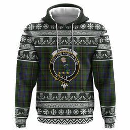 ScotsTee Shop Scottish MacInnes (McInnes) Clan Tartan Christmas Ugly Hoodie Family Crest