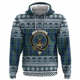 ScotsTee Shop Scottish Keith Clan Tartan Christmas Ugly Hoodie Family Crest