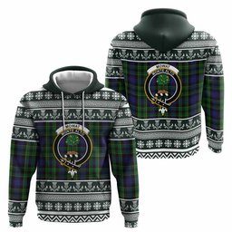 ScotsTee Shop Scottish Mowat Clan Tartan Christmas Ugly Hoodie Family Crest