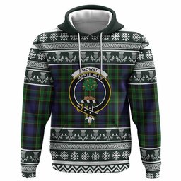 ScotsTee Shop Scottish Mowat Clan Tartan Christmas Ugly Hoodie Family Crest