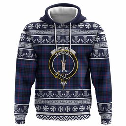 ScotsTee Shop Scottish Morgan Clan Tartan Christmas Ugly Hoodie Family Crest