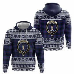 ScotsTee Shop Scottish Morgan Clan Tartan Christmas Ugly Hoodie Family Crest