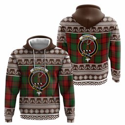 ScotsTee Shop Scottish MacPhail (McPhail) Clan Tartan Christmas Ugly Hoodie Family Crest