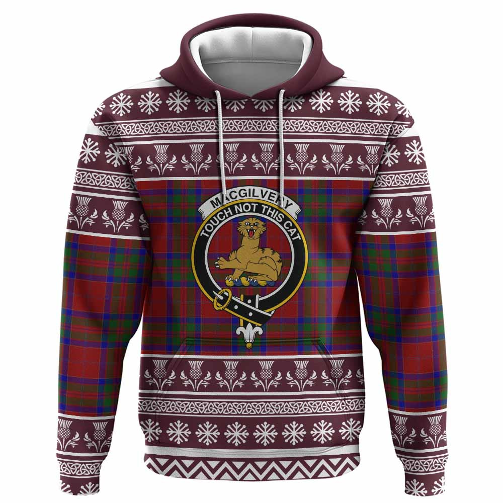 ScotsTee Shop Scottish MacGilvery (McGilvery) Clan Tartan Christmas Ugly Hoodie Family Crest