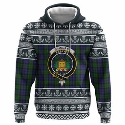 ScotsTee Shop Scottish Dundas Clan Tartan Christmas Ugly Hoodie Family Crest