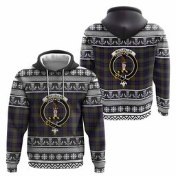 ScotsTee Shop Scottish MacLellan (McLellan) Clan Tartan Christmas Ugly Hoodie Family Crest