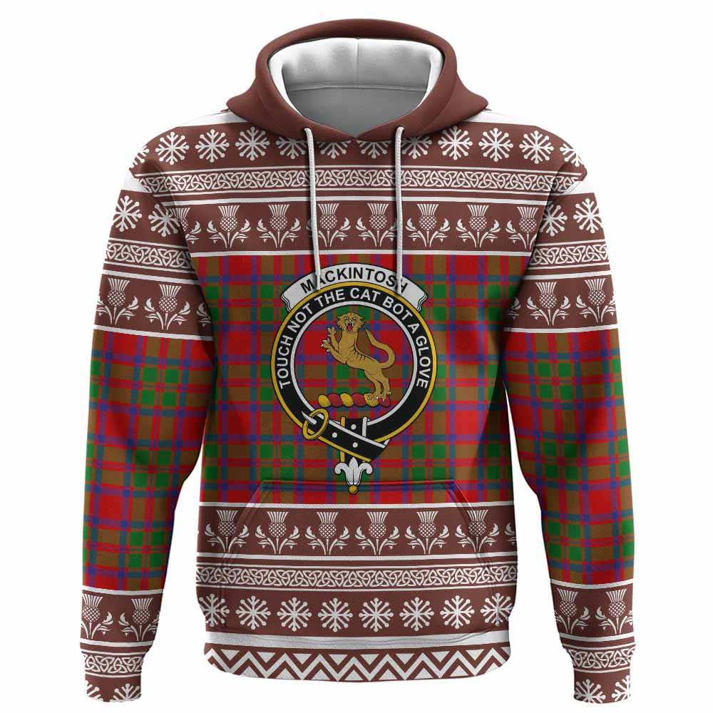 ScotsTee Shop Scottish MacKintosh (McKintosh) Clan Tartan Christmas Ugly Hoodie Family Crest
